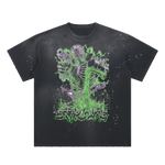 Pour Up Or Die Sun Faded Splatter Shirt