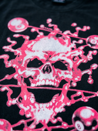 8 Ball Skull Vintage Washed Oversized