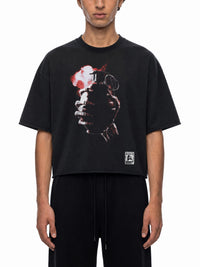Pull The Pin French Terry Raw Edge T-Shirt